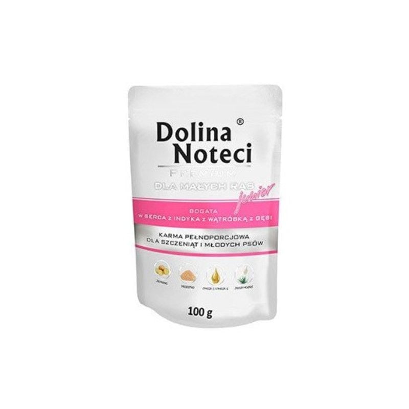 Dolina Noteci Dog – Jr. Kalkúnahjörtu & Gæsarlifur 100 g