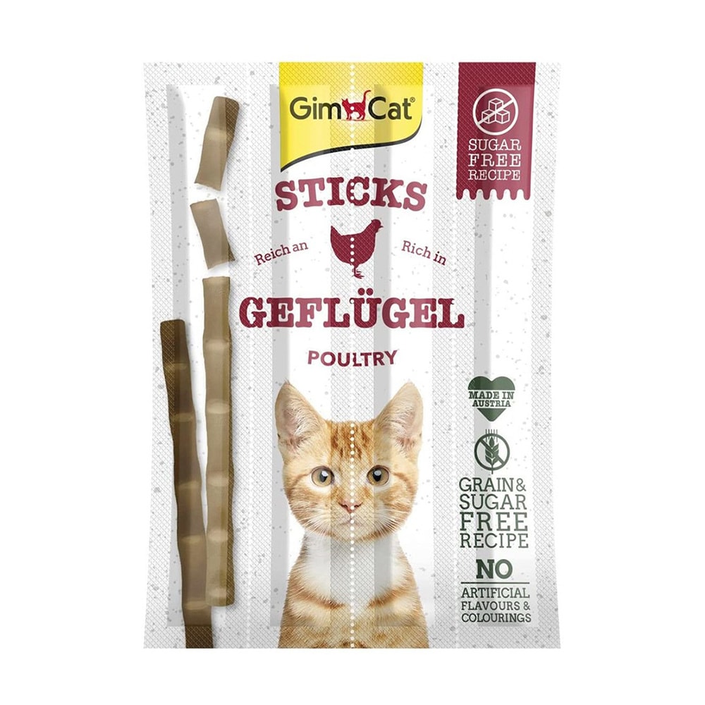 GimCat – Sticks Fuglakjöt 4 Stk