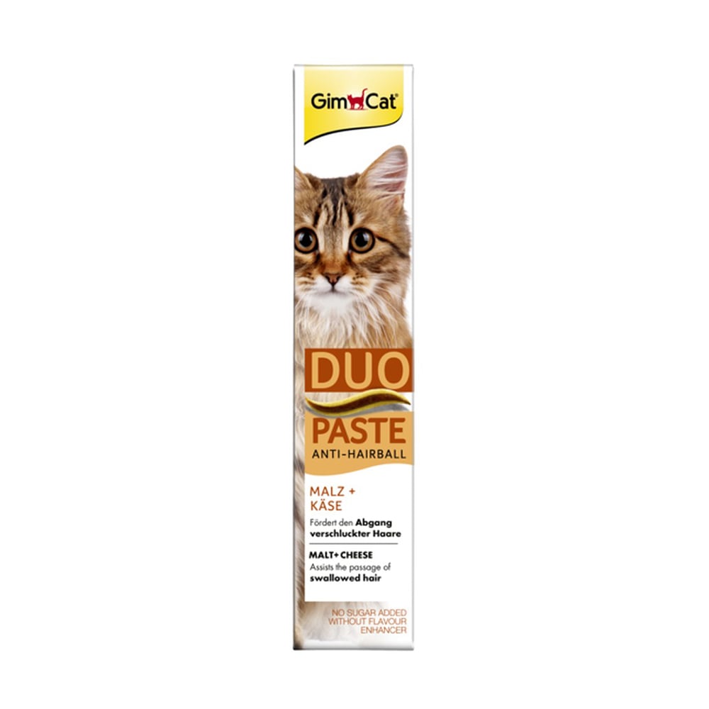 GimCat – Anti-Hairball Duo Paste Cheese+Malt 50G