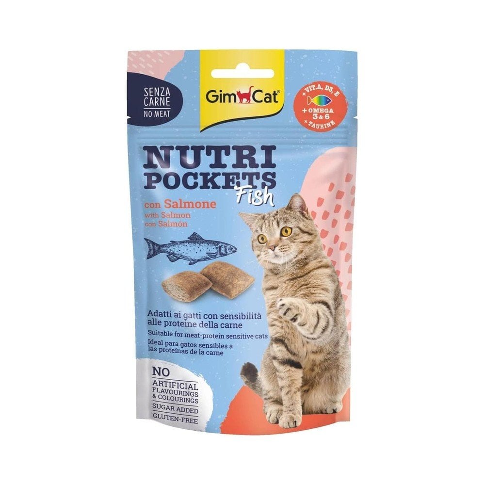 GimCat – Nutri pockets fish Salmon