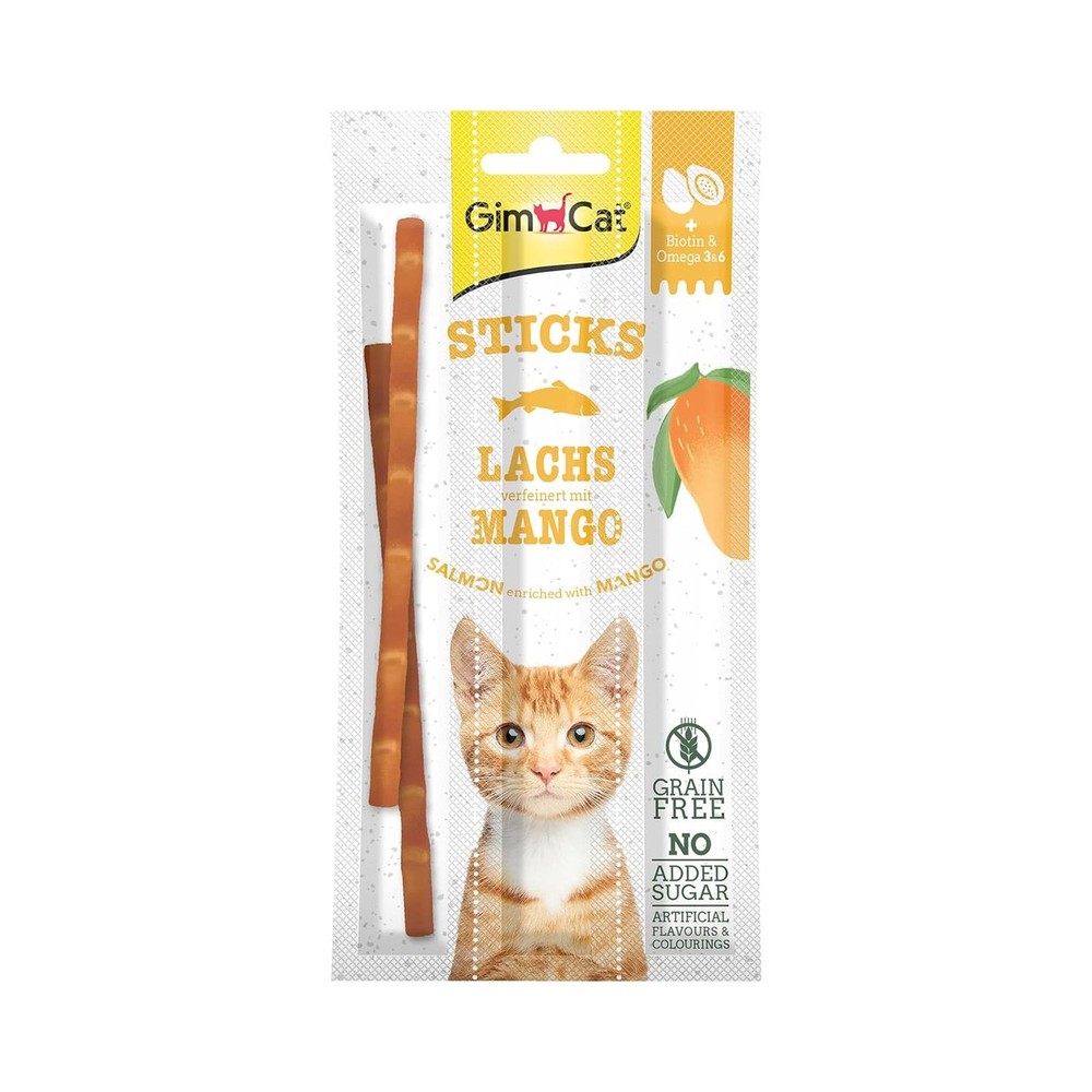 GimCat – Sticks Salmon & mango