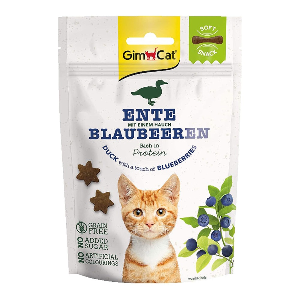 GimCat – Snacks Duck & Blueberry 60G
