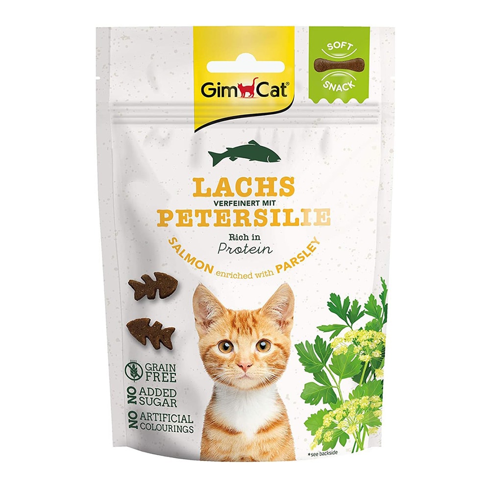 GimCat – Snacks Salmon & Parsley 60G