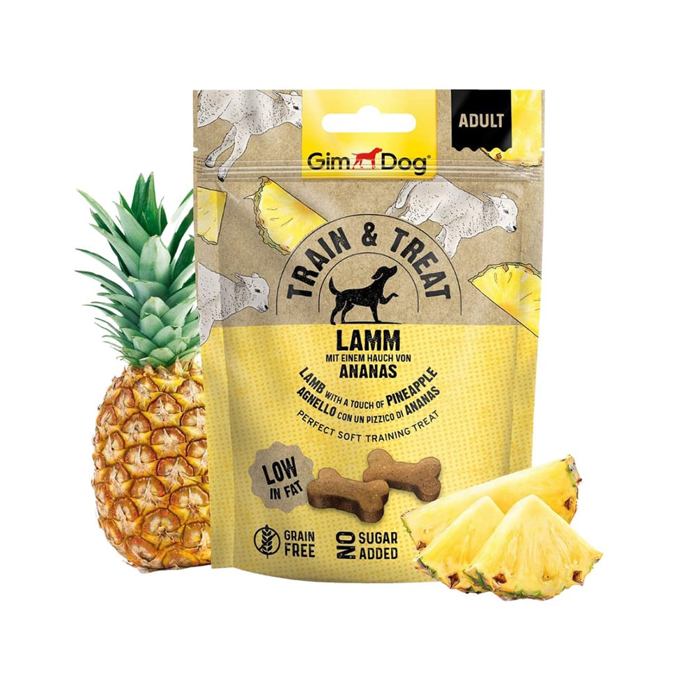 Gimdog Train & Treat Lamb & Pineapple 125G