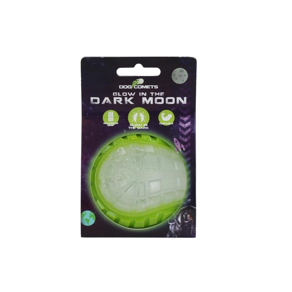 Dog Comets Glow in the Dark Moon Green M