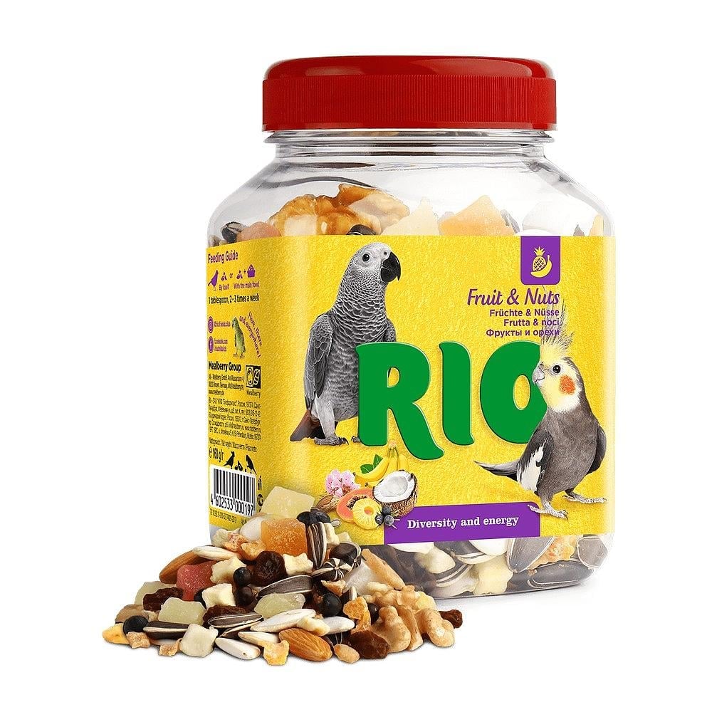 Rio Fruit & Nuts Mix. Treat For Birds, 160G