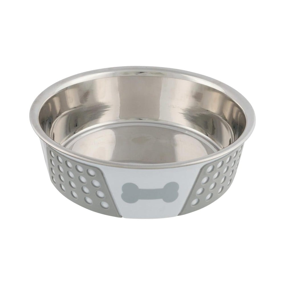 Steel bowl with silicone 1.4L/O 21cm whi