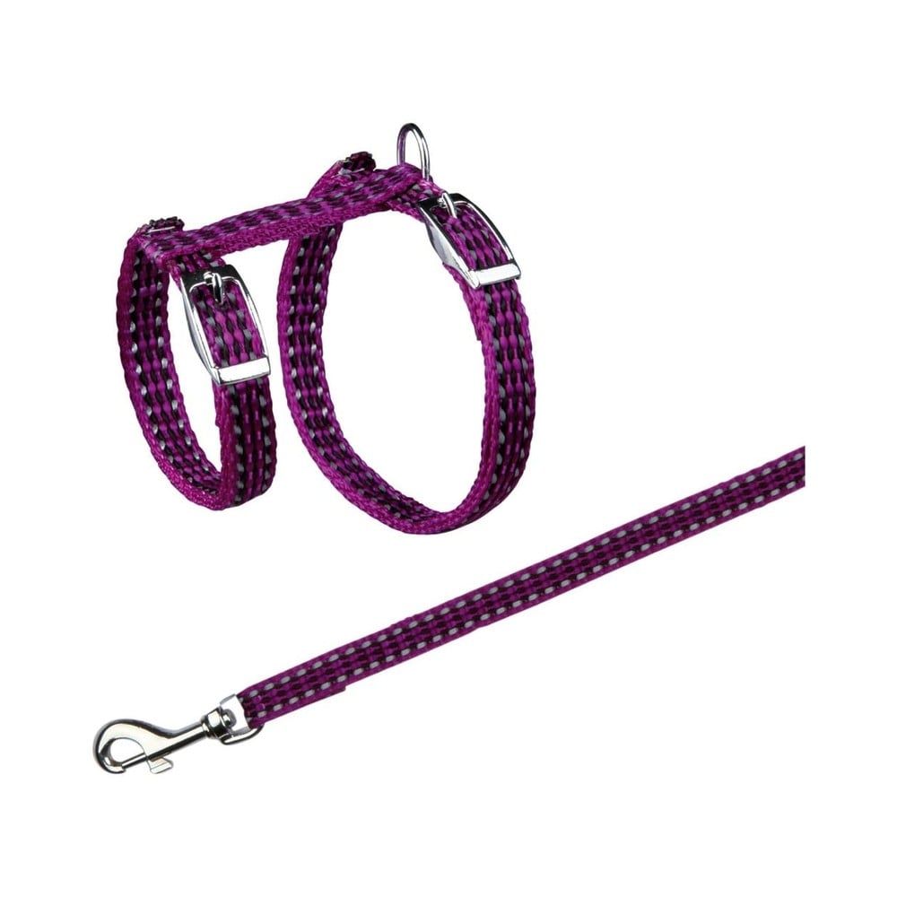 Cat harn. w. leash reflect  22-42 cm-10
