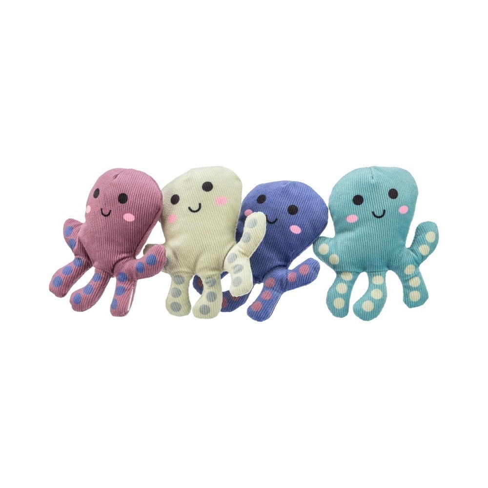 Octopus plush catnip 10 cm various