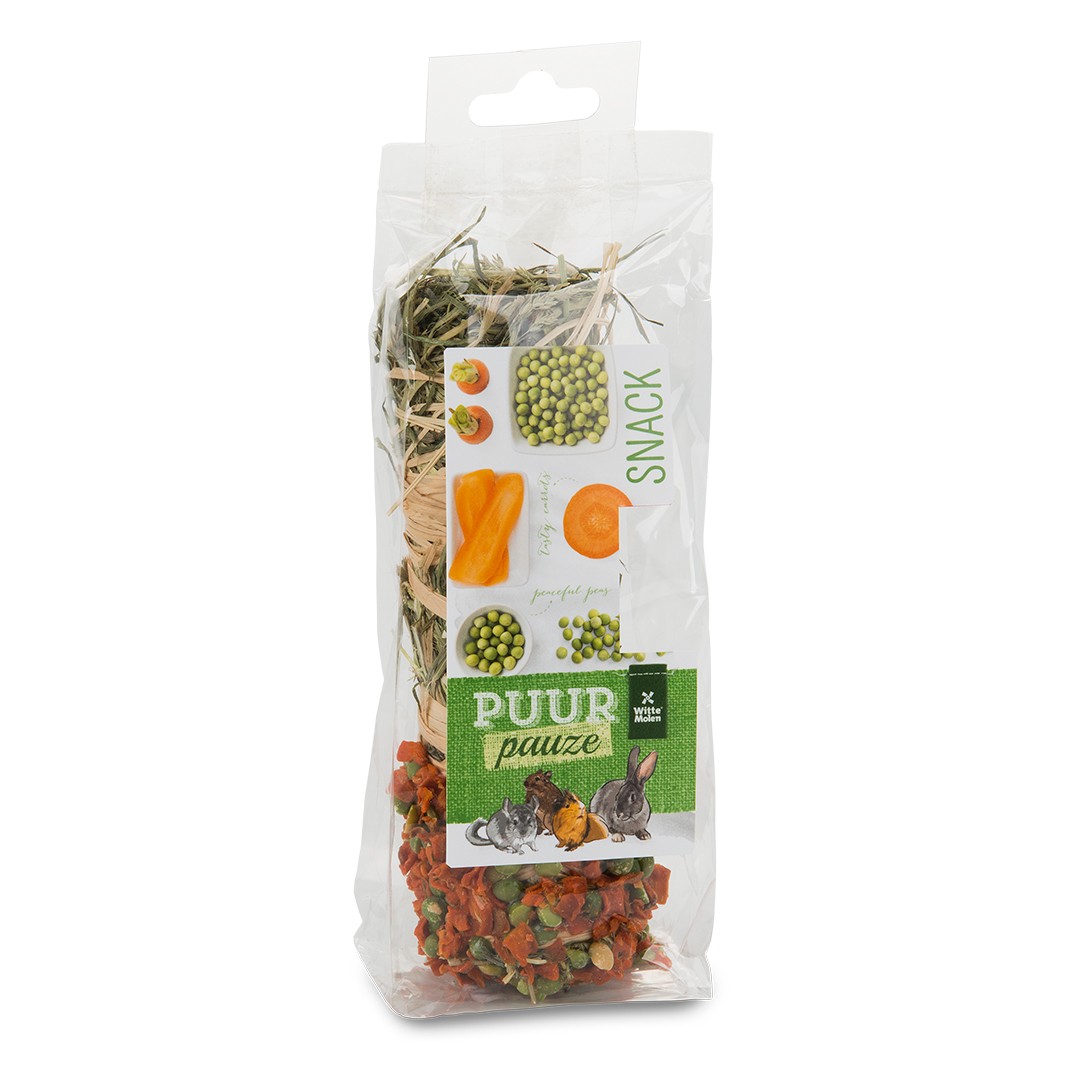 PUUR PAUZE HAY STICK CARROT & PEAS