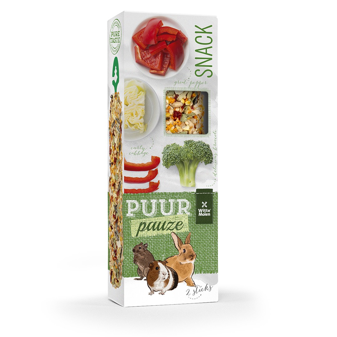 PUUR Pauze Sticks bell pepper & broccoli