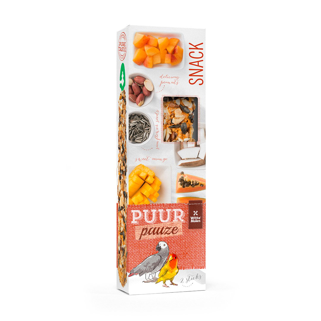 Puur Pauze Sticks Lovebird & Parrot 140Gr