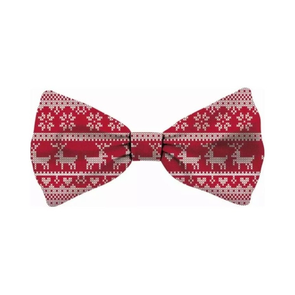 Bow Tie Xmas Red Deer Cat S