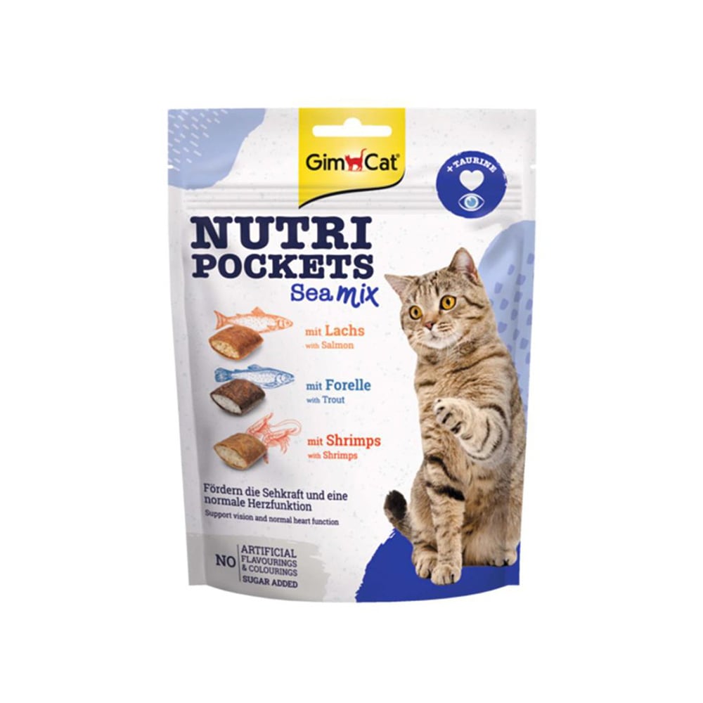 GimCat – Nutri Pockets Sea-Mix 150G