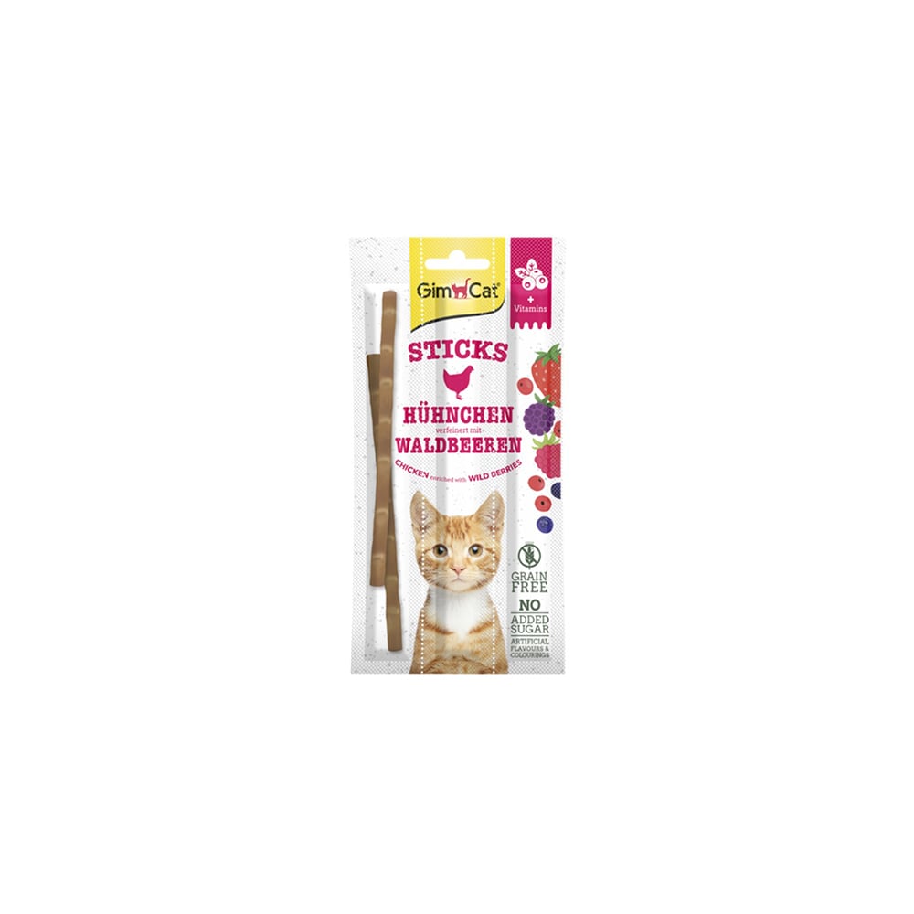 GimCat – Sticks Chicken & Berry