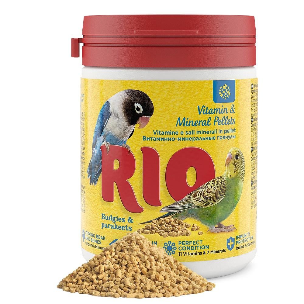 Rio Vitamin And Mineral Pellets For Budgies 120G