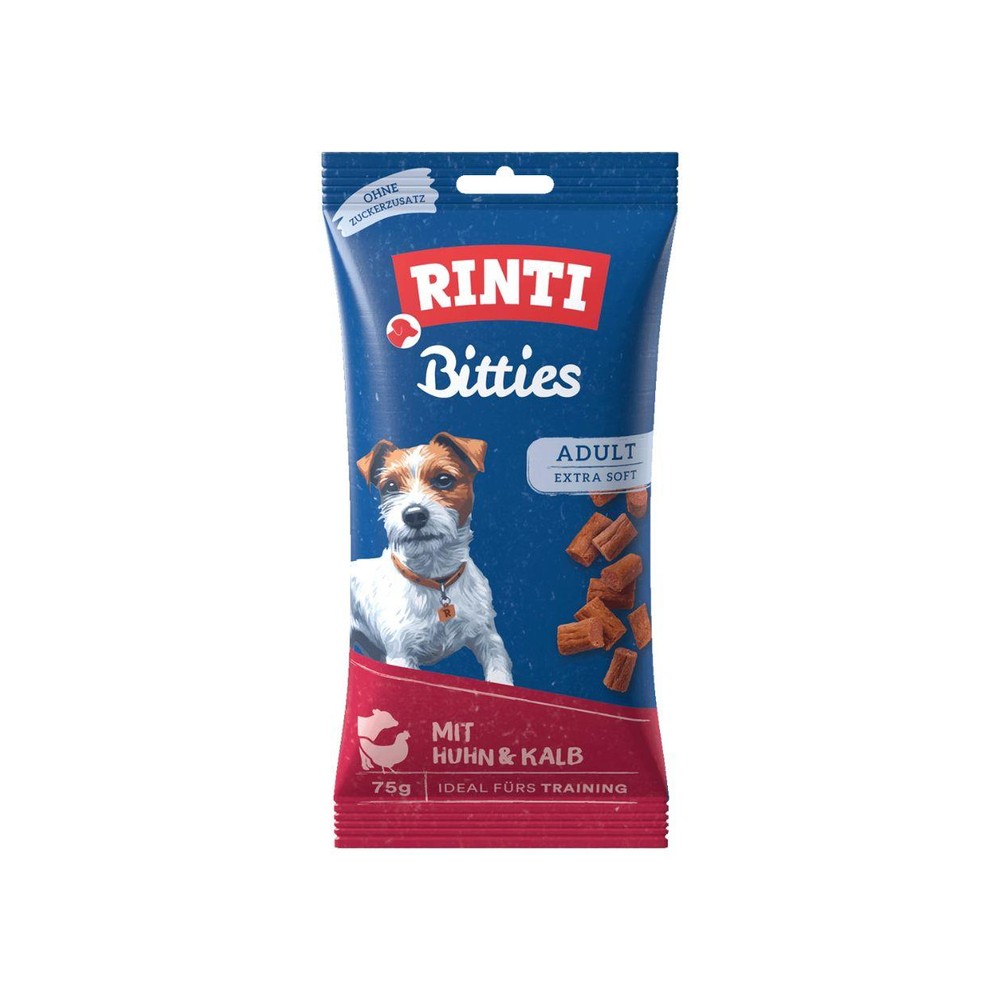 RINTI Bitties Adult Chicken & Veal 75g 16