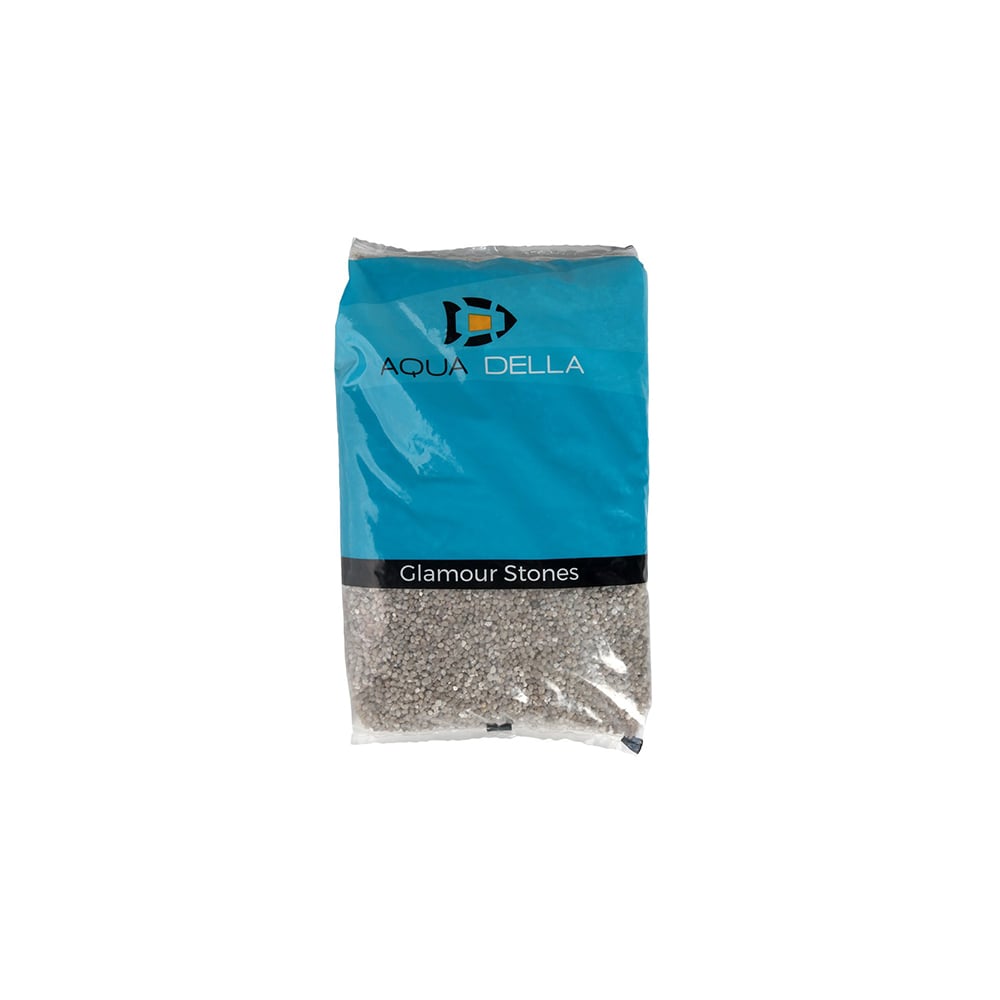 Fiskabúrasandur Quartz grár 2-3mm 2kg