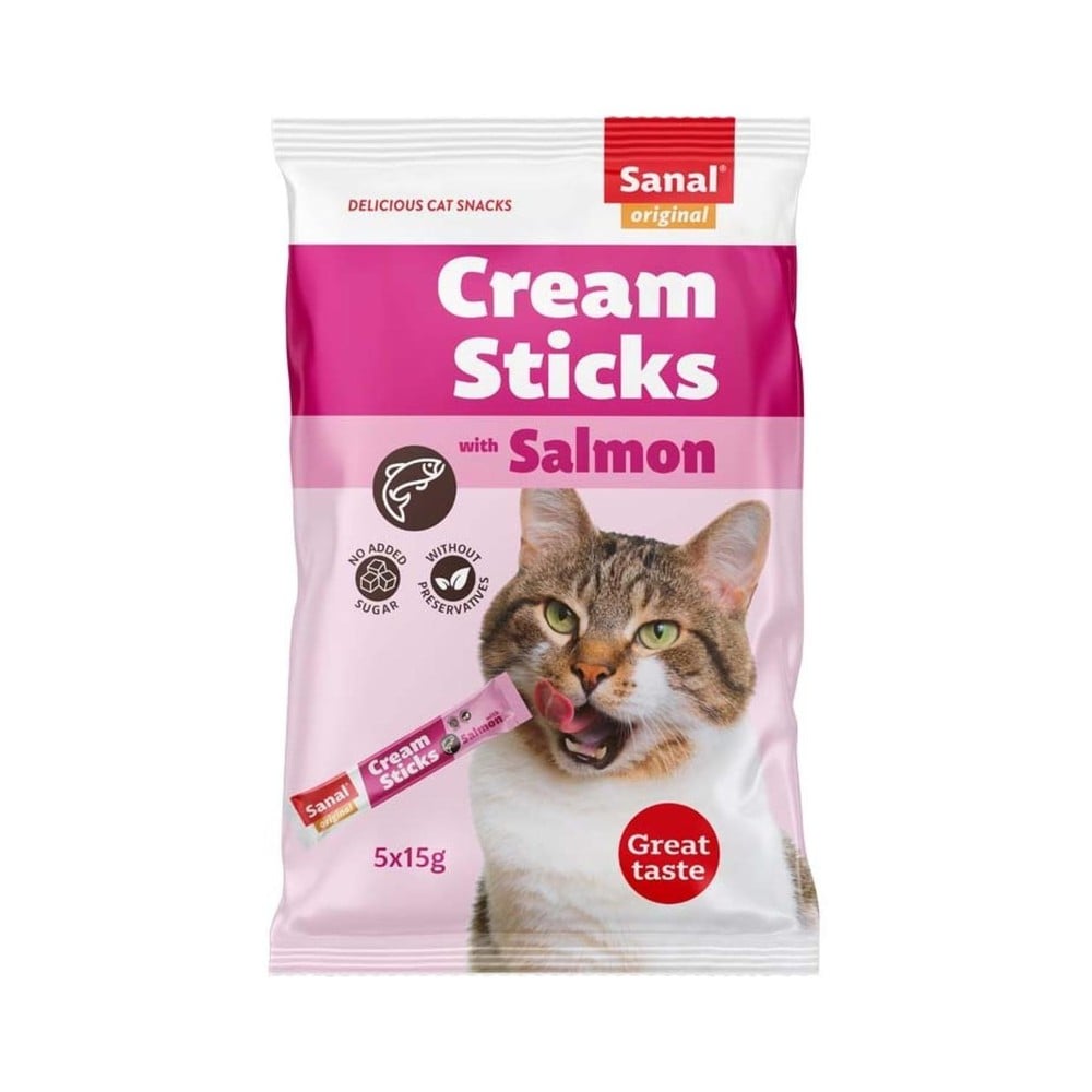 Cat Cream Sticks Salmon 5 pcs