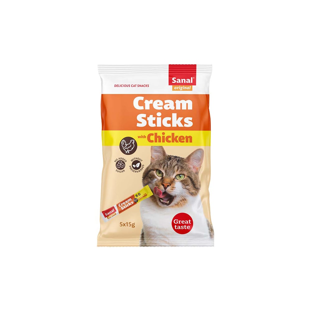 Cat Cream Sticks Chicken 5 pcs