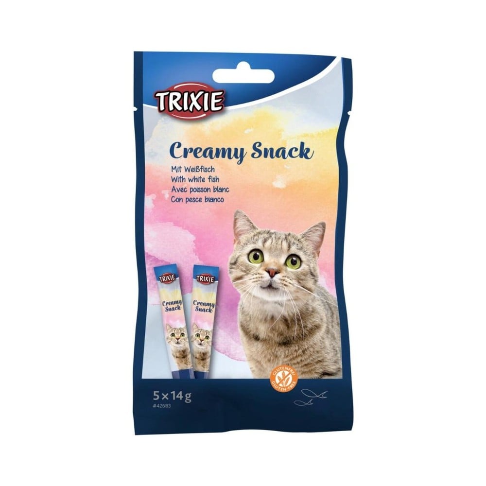 Creamy Snack m.hvítum fisk 5×14 g