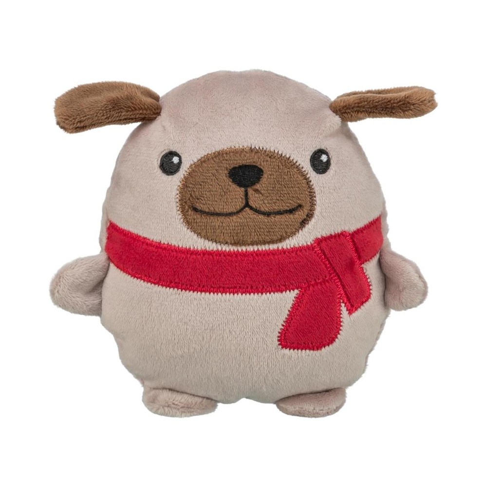 Xmas dog plush 16cm 1