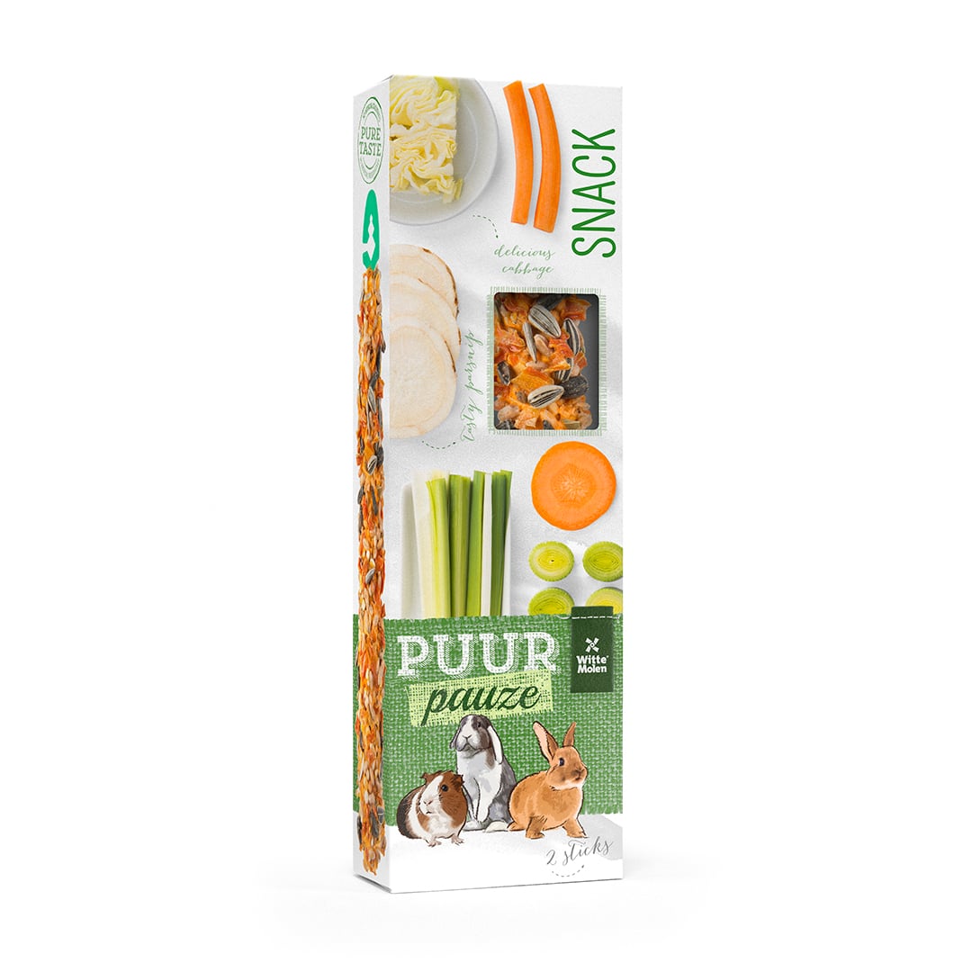 Puur Pauze Sticks Vegetables 180Gr