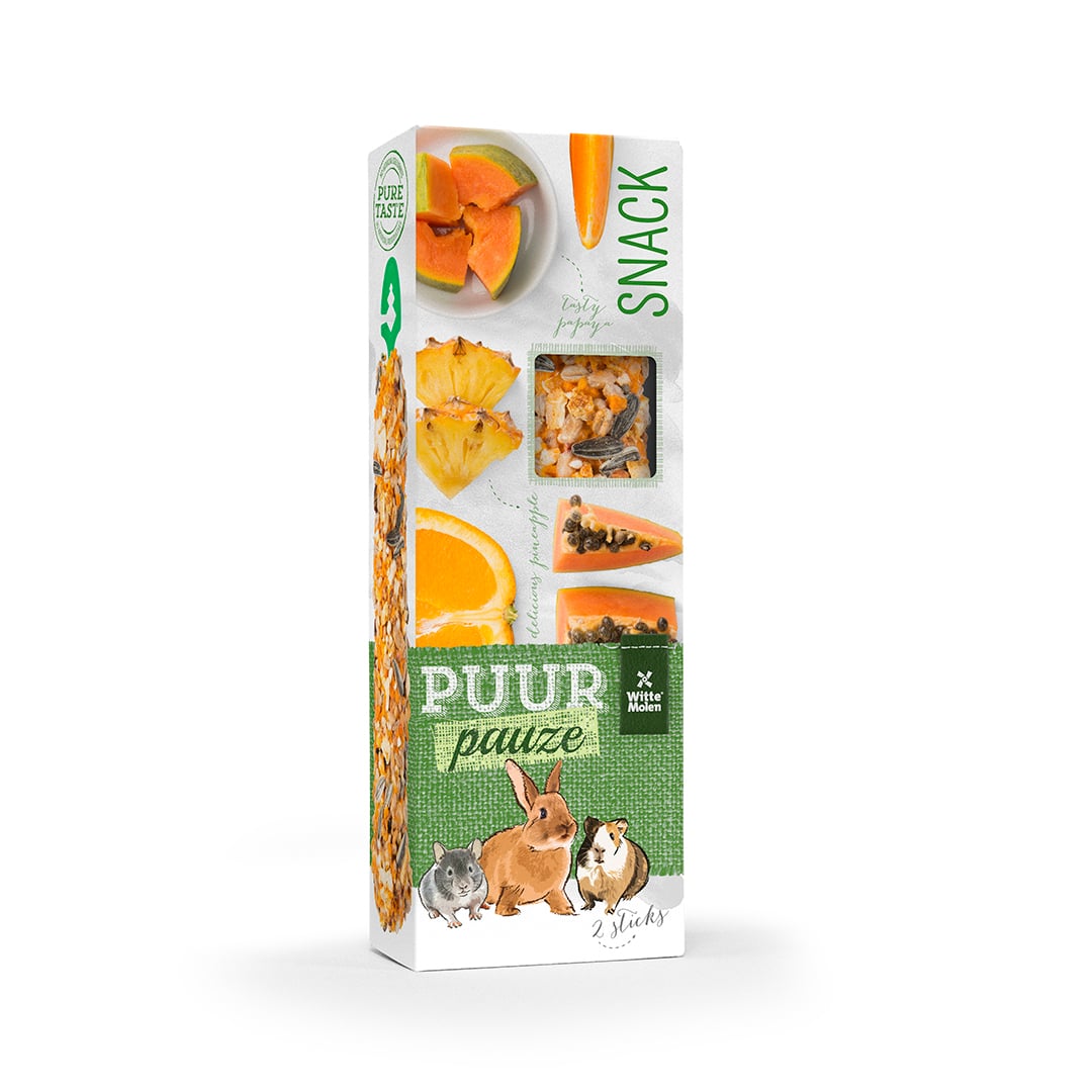 Puur Pauze Sticks Exotix Fruit 110Gr