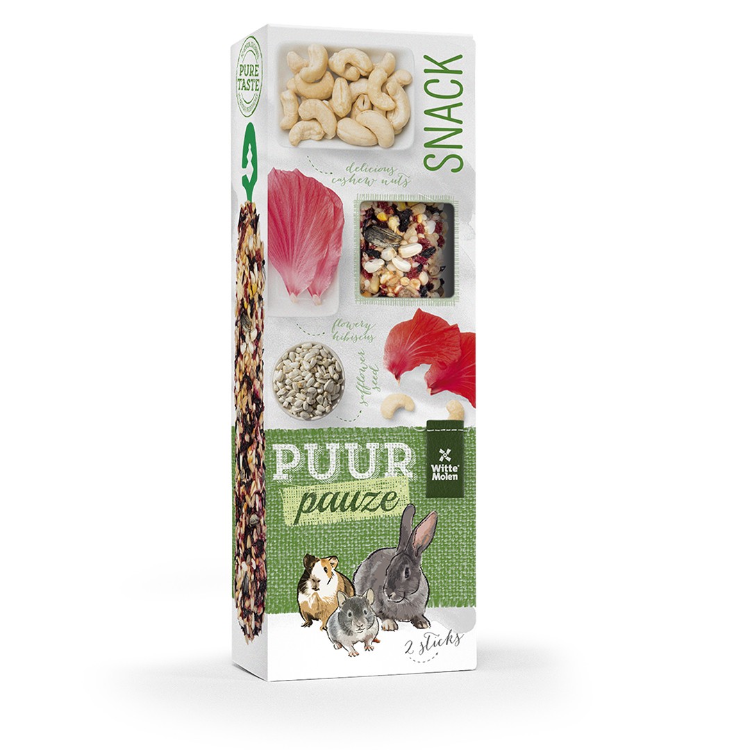 Witte Molen PUUR Pauze nagprik – hibiskus og kasjúhnetur