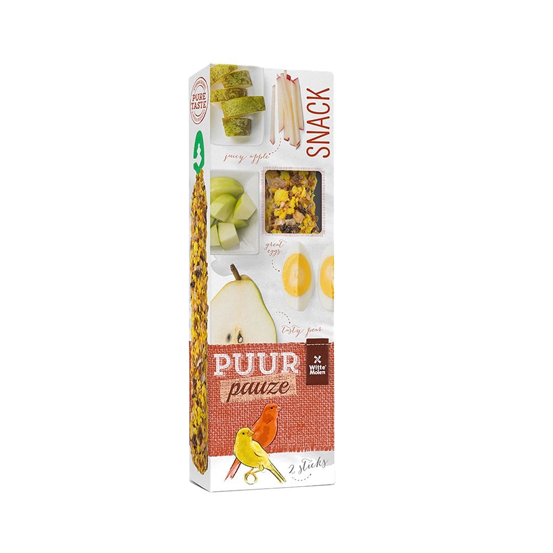Puur Pauze Sticks Canary Apple & Pear 60Gr