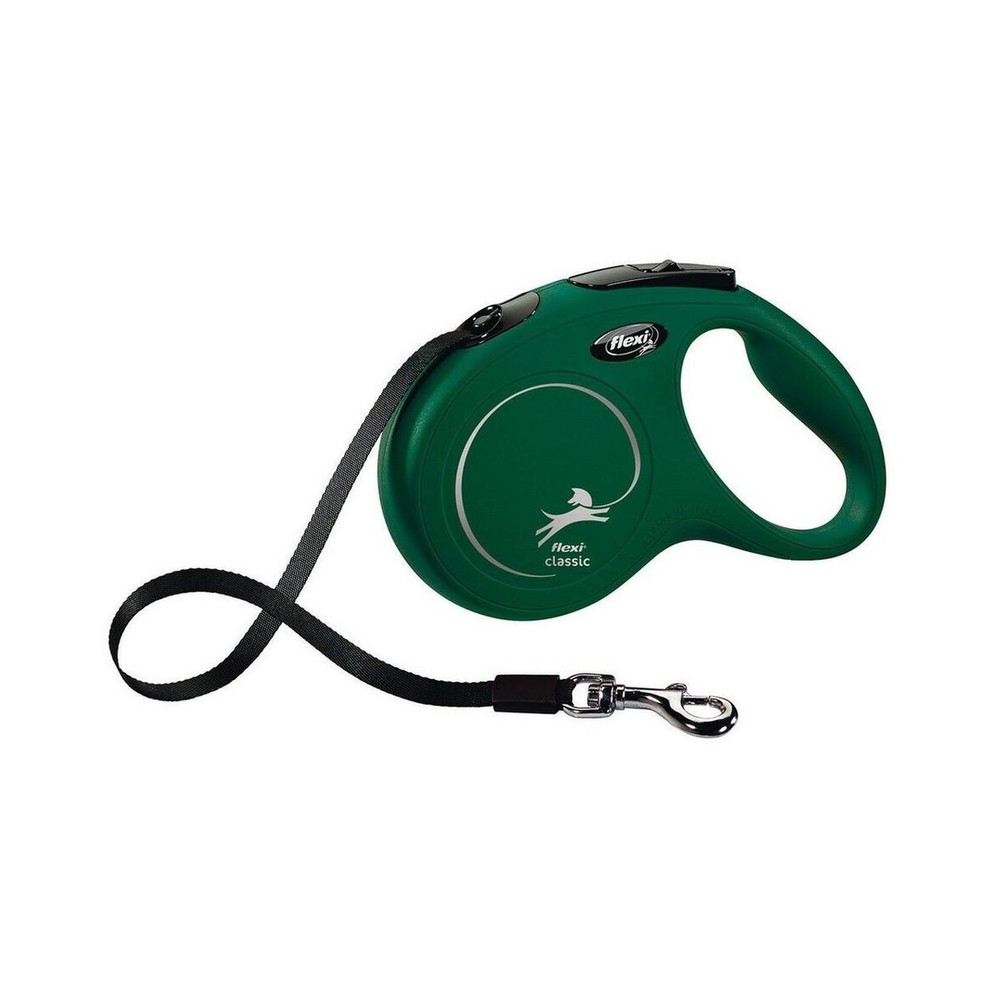 Flexi Classic Tape Lead M 5M Olive Green