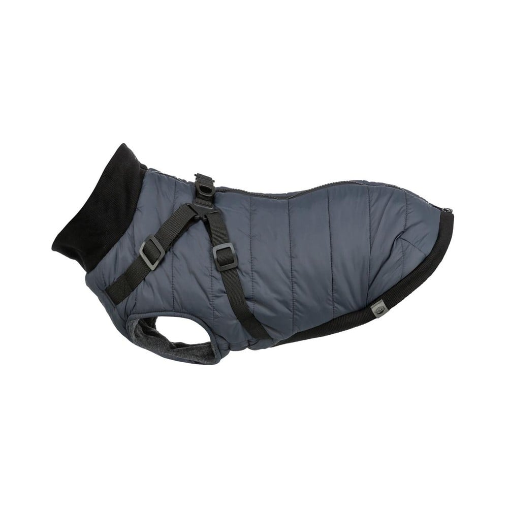 Trixie Pontis hundakápa með beisli – blá, S 40 cm