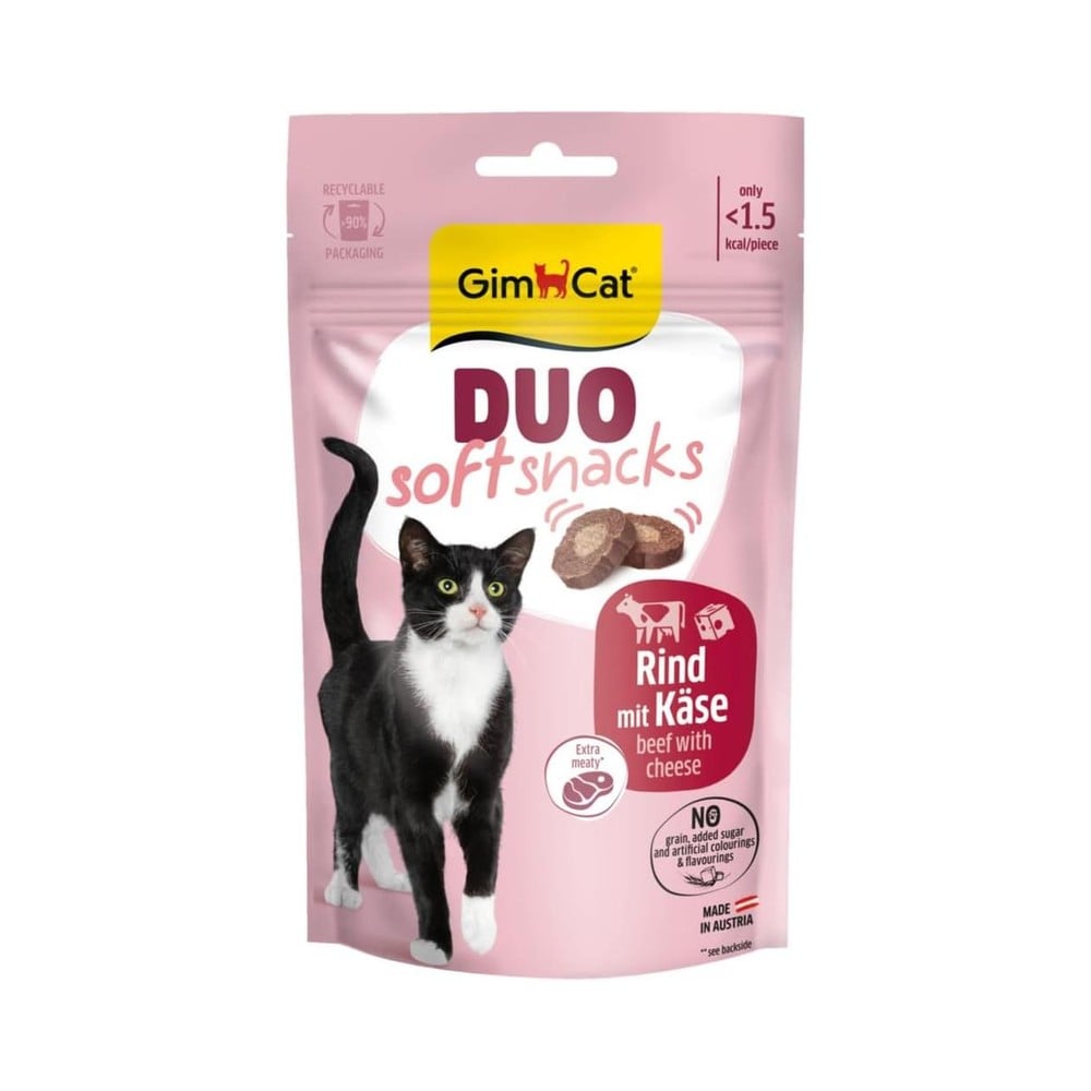 GimCat – Duo Snacks Beef With Cheese 50G