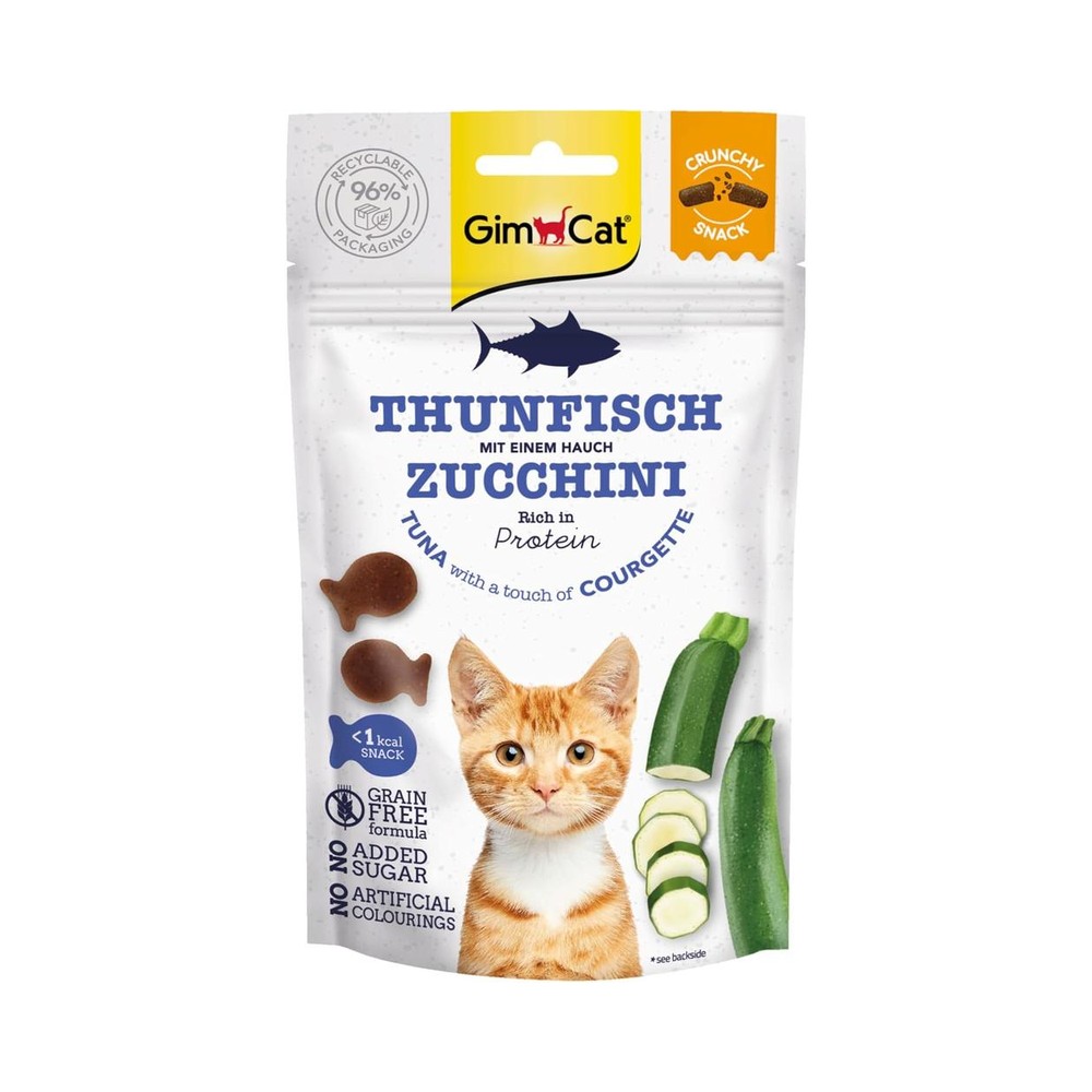 GimCat - Crunchy Snacks Tuna & Courgette 50G