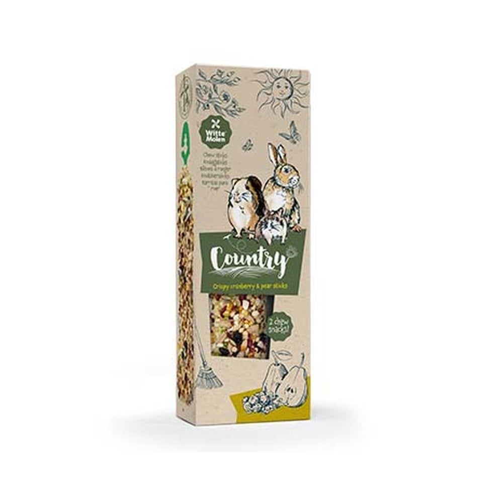 Country Chew sticks cranberry & pear 2stk – 110g