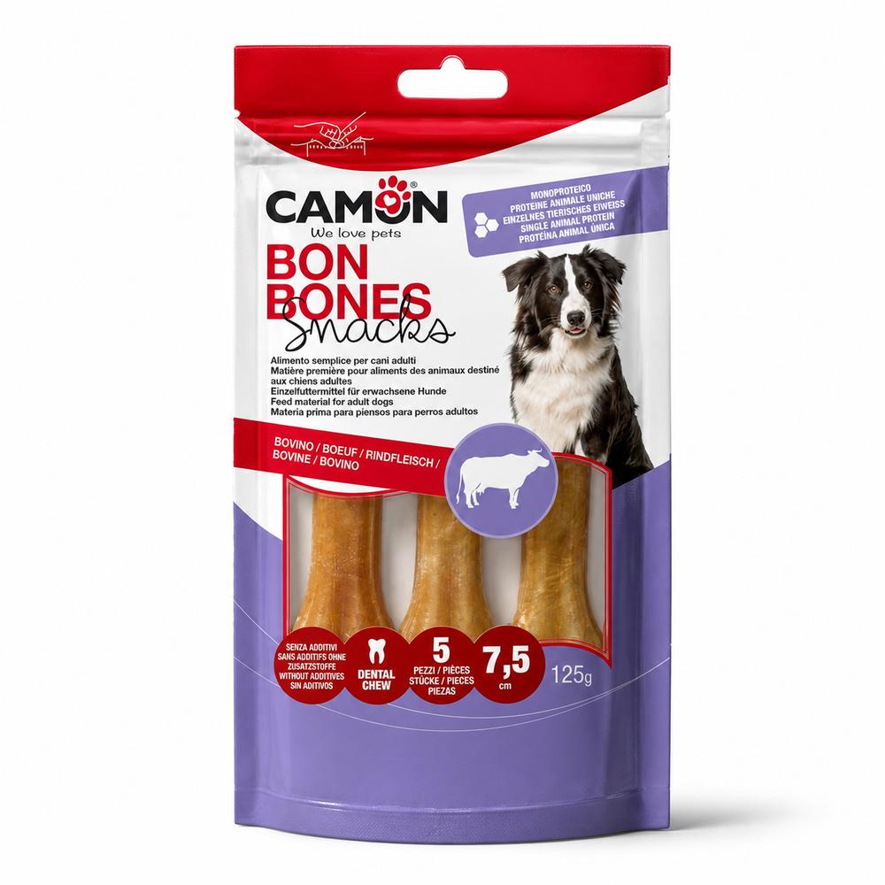 Camon nautahúðarbein – 15 cm, 240 g, 2 stk