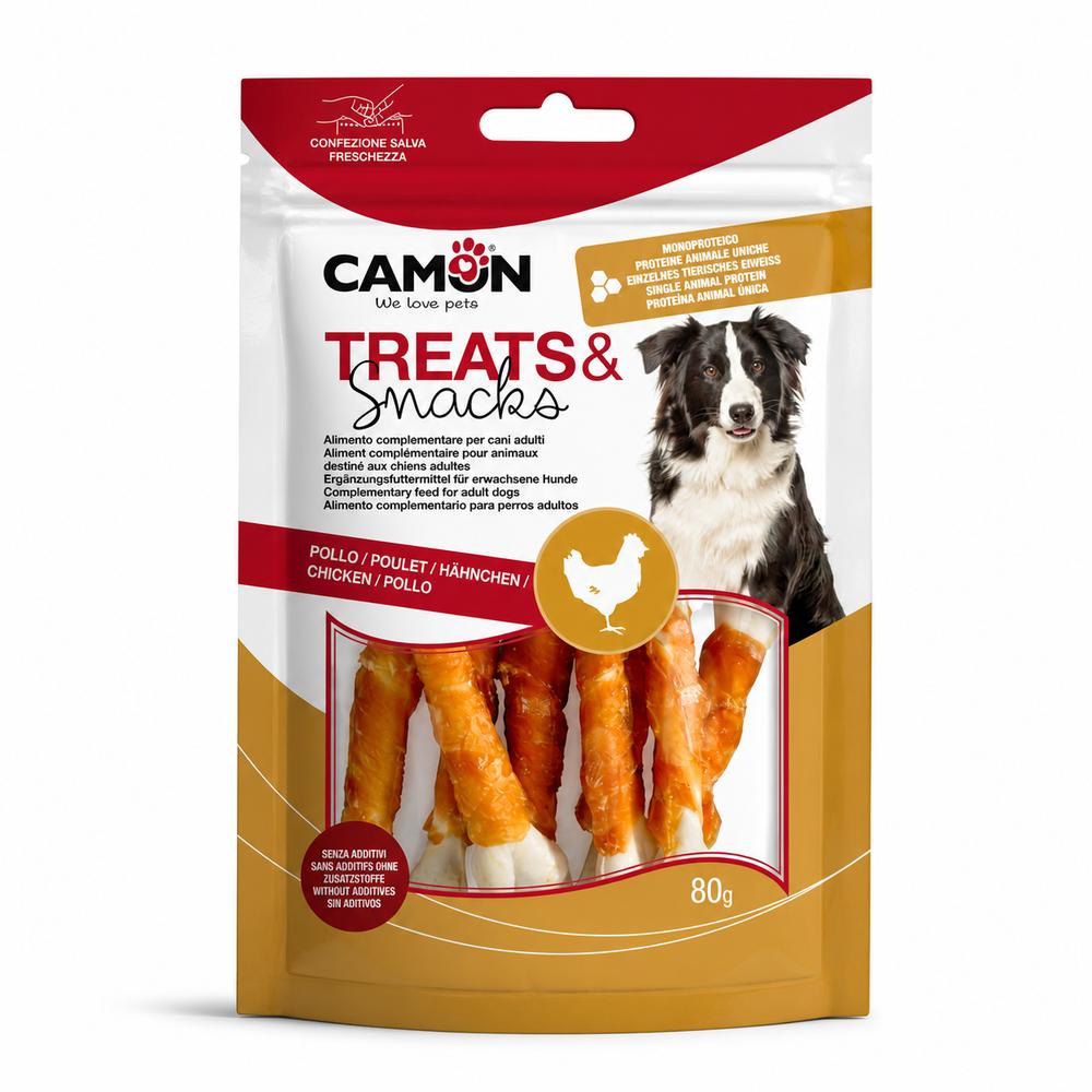 Camon rúlluð smábein með kjúklingi – 80 g