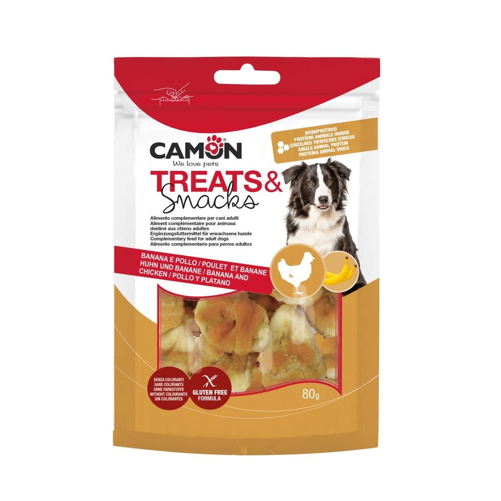 Banana & chicken pieces – 80g