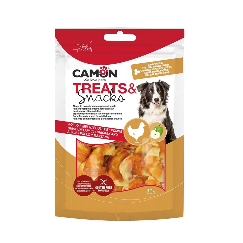 Apple & chicken pieces – 80g