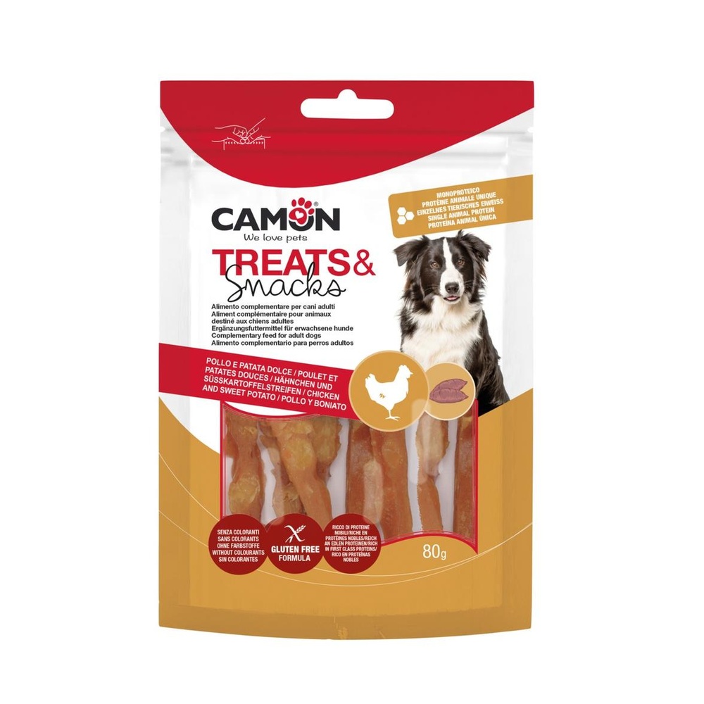 Chicken & sweet potato strips – 80g