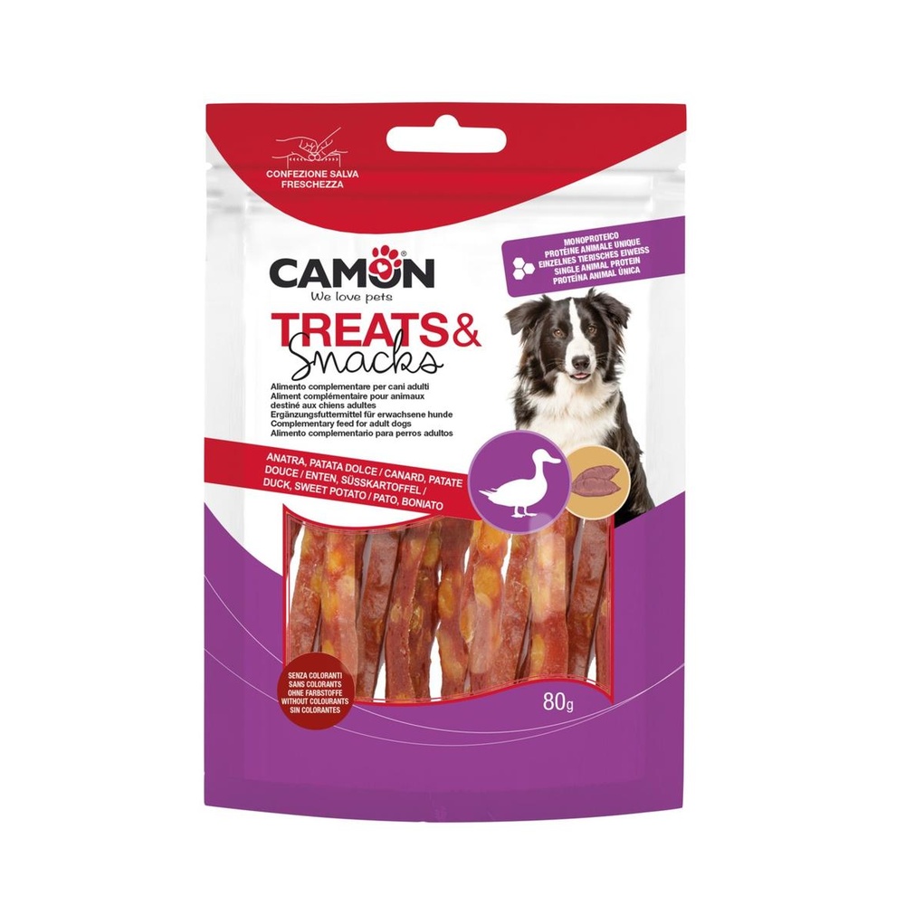 Duck & sweet potato strips – 80g