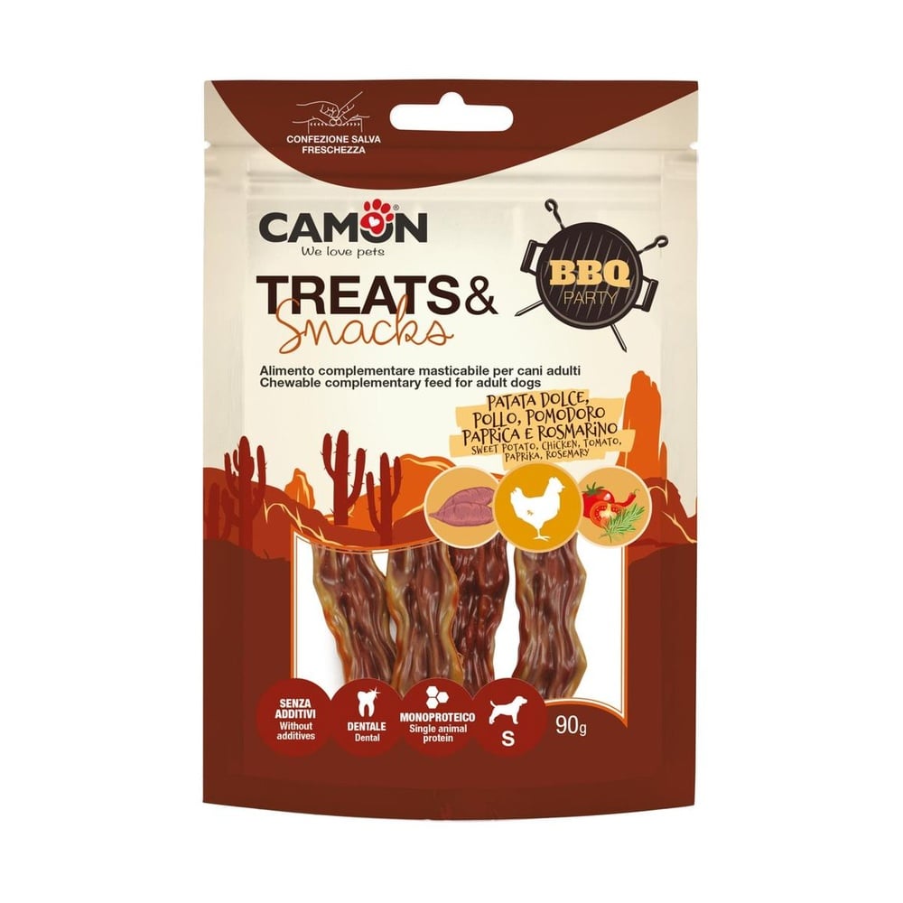 Sweet potato bacon with chicken – S – 90g