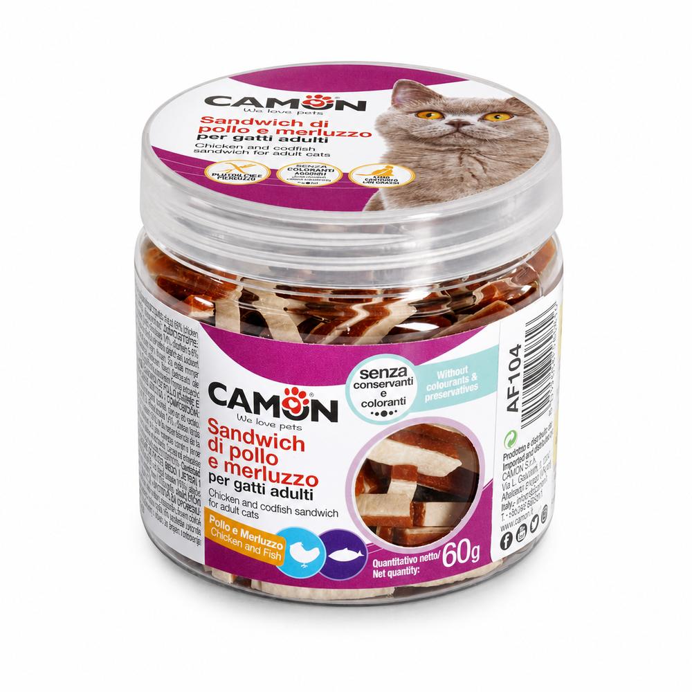 Camon samloka með kjúklingi og þorski – 60 g
