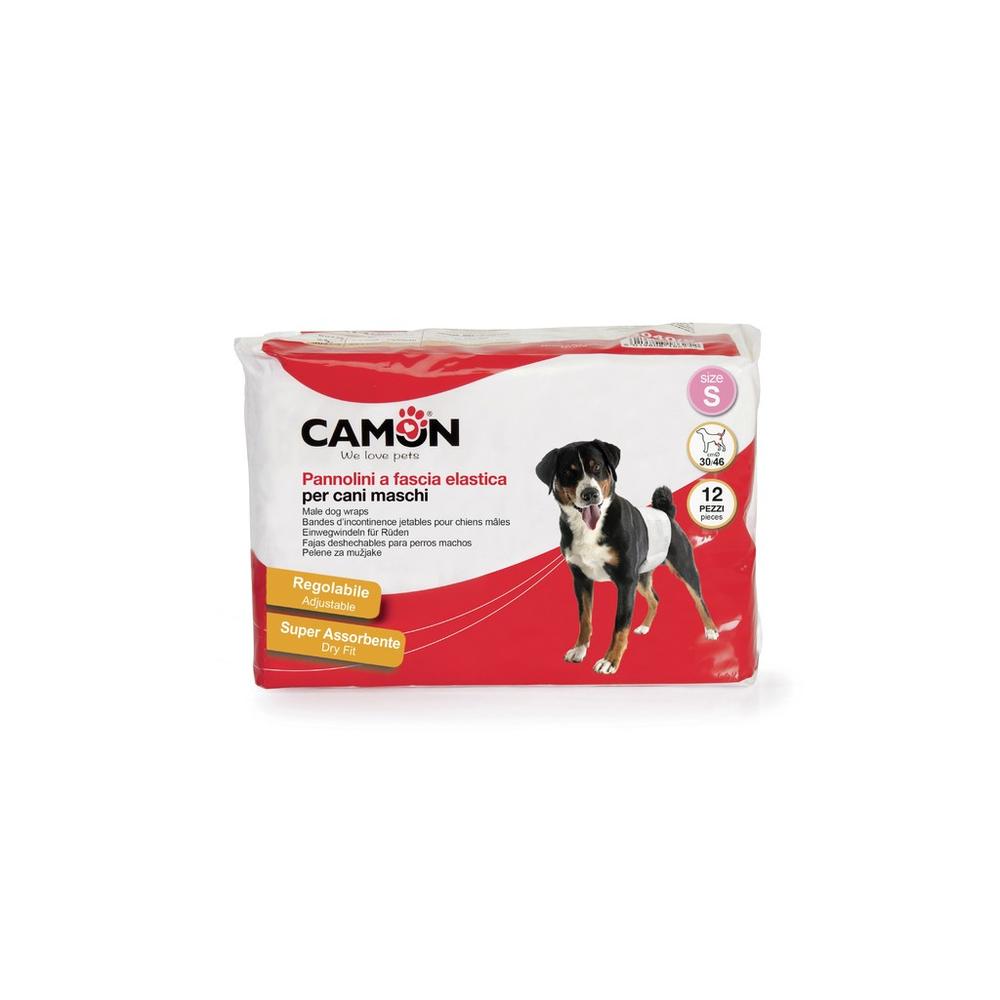 Male dog belly band nappies – Size 1 – (12p)