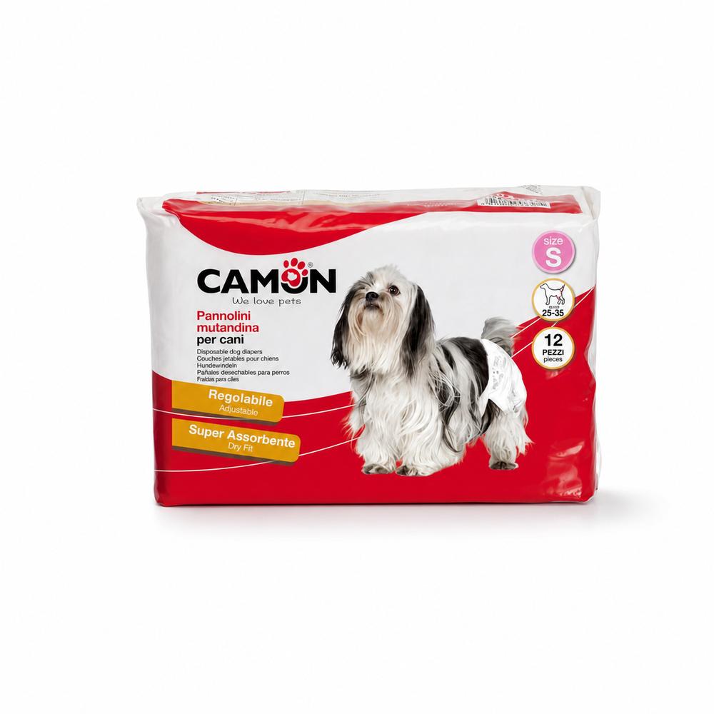 Camon bleiubuxur fyrir tíkur – stærð 2, 12 stk