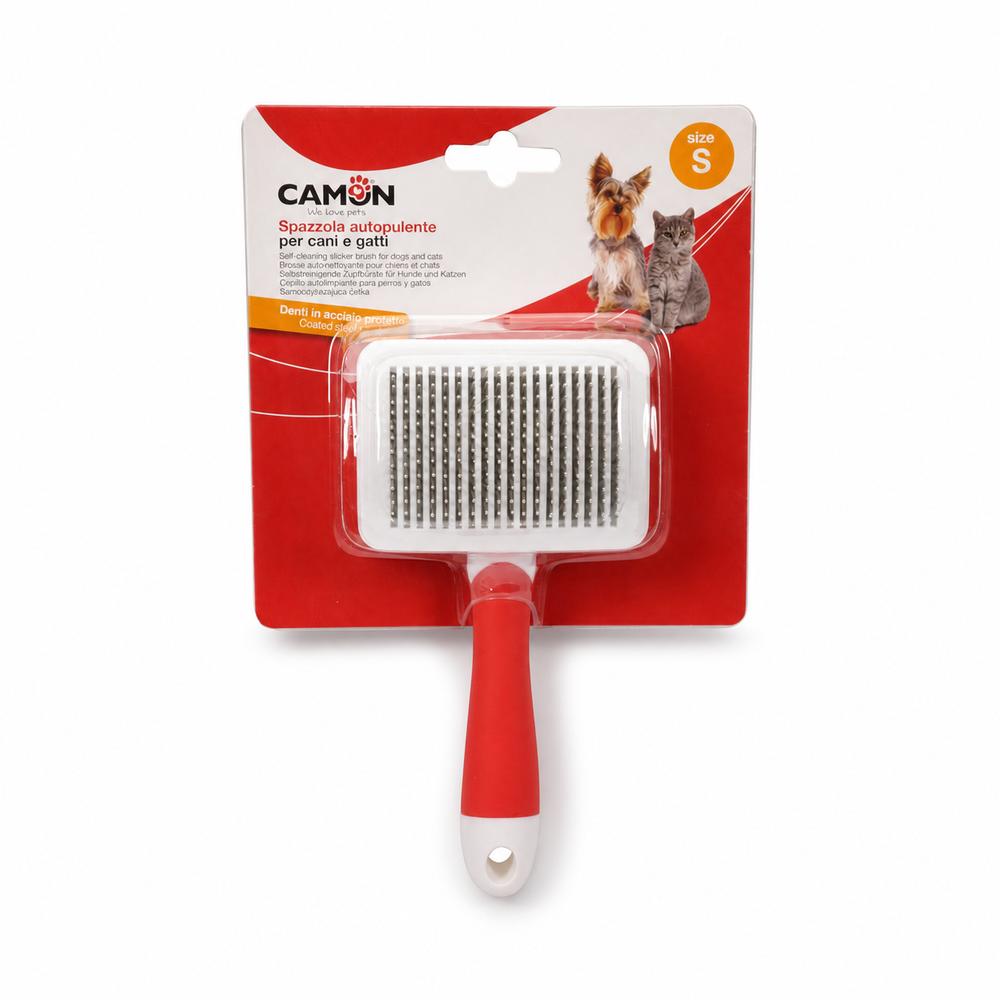 Camon EasyToClean flísabursti með ávölum pinnum – 86×57 mm, SM