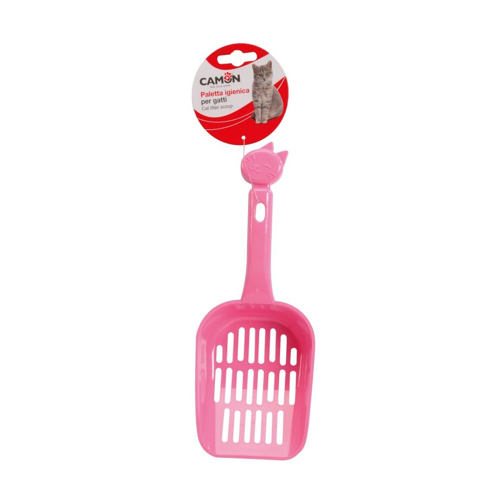 Coloured plastic scoop 28x14cm