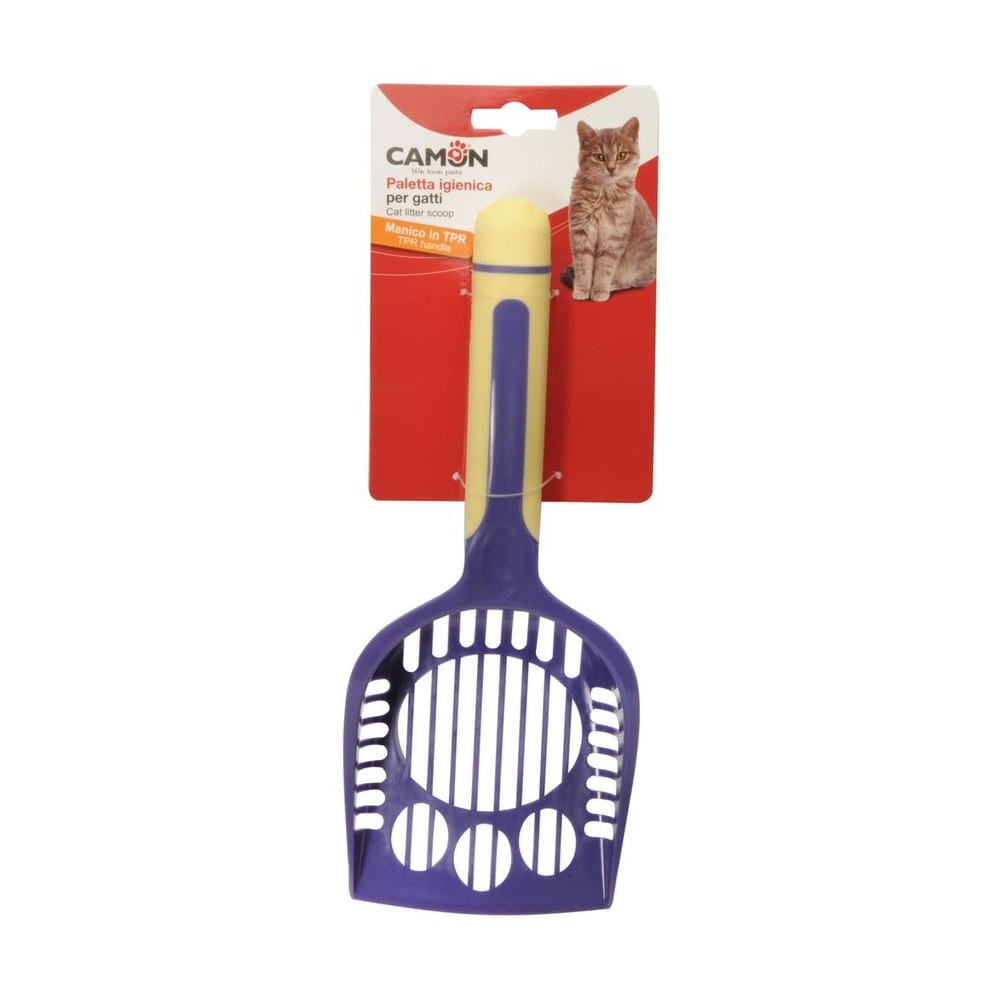 Litað plastskóflublað með TPR-handfangi – 30×11 cm