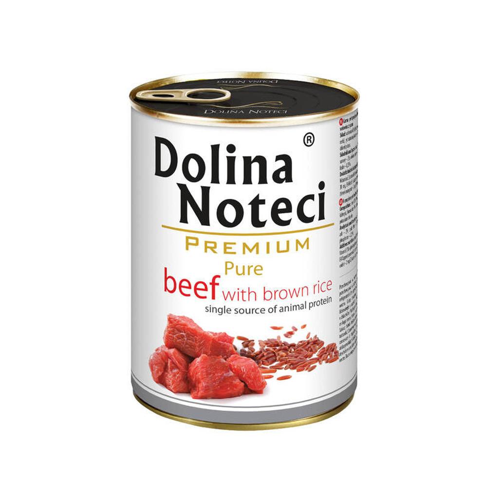 Dolina Noteci Dog Premium Pure – Nautakjöt með Brúnum Hrísgrjónum 400 g