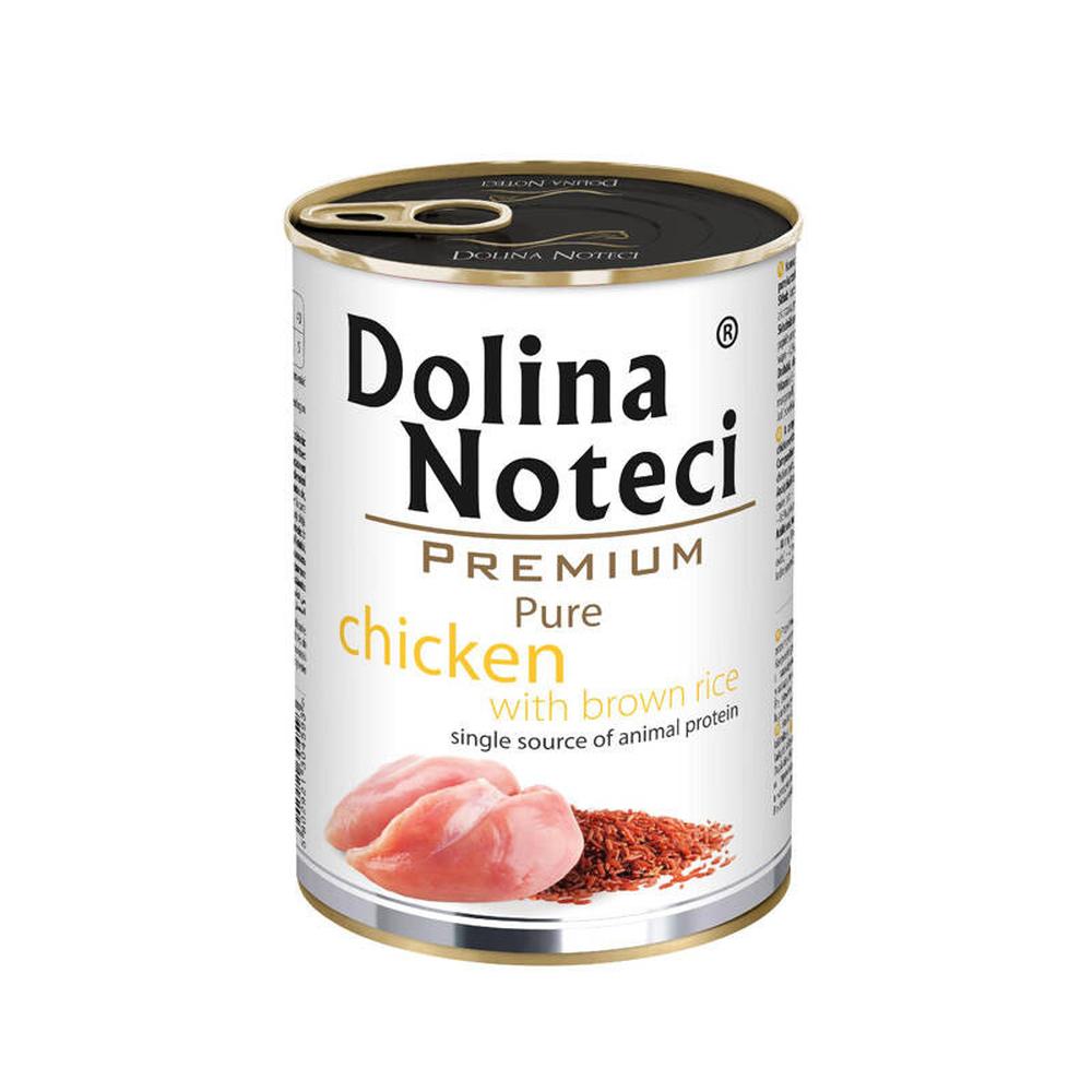 Dolina Noteci Dog Premium Pure – Kjúklingur og Brún Hrísgrjón 400 g